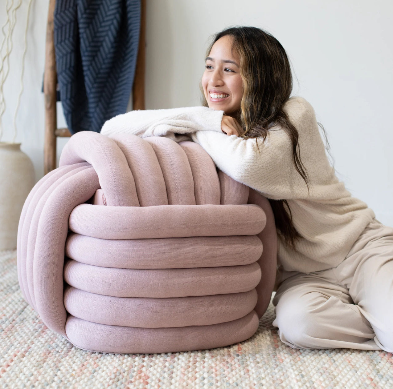 Knotted Pouf