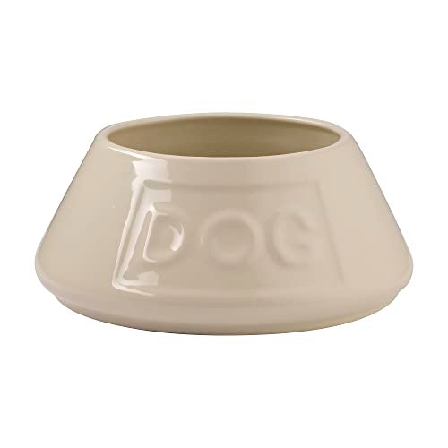 Non-Tip Lettered Dog Bowl