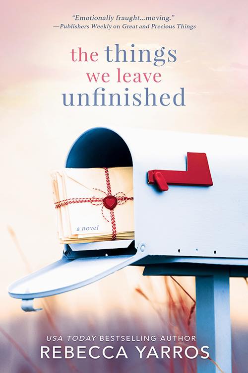 The things we leave unfinished