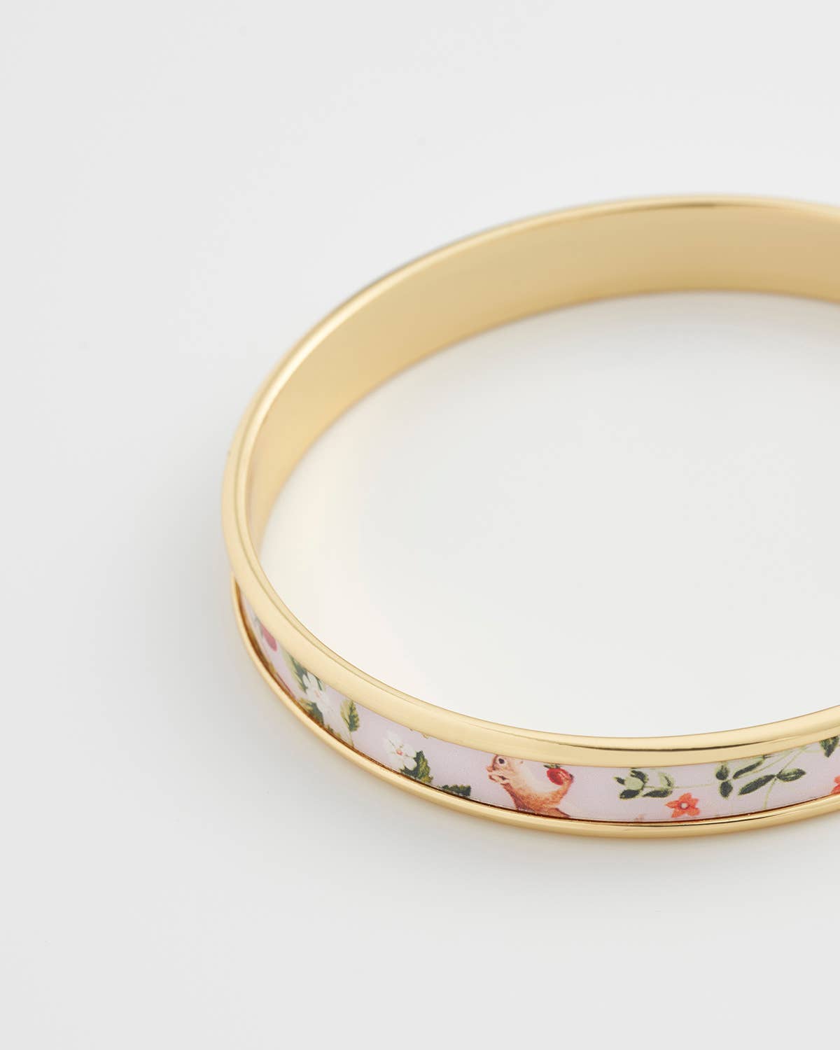 FABLE Meadow Creatures Printed Bangle - Lilac
