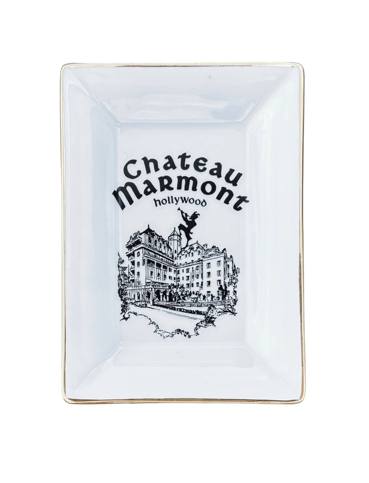 Chateau Marmont Porcelain Trinket Tray