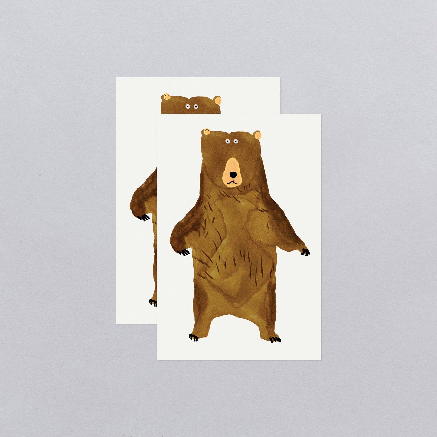 Bear Stare Tattoo Pair