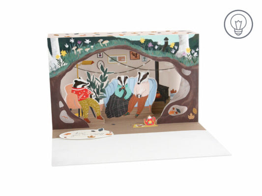 Burrow Pop-up Card