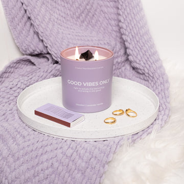 Crystal Manifestation Candles