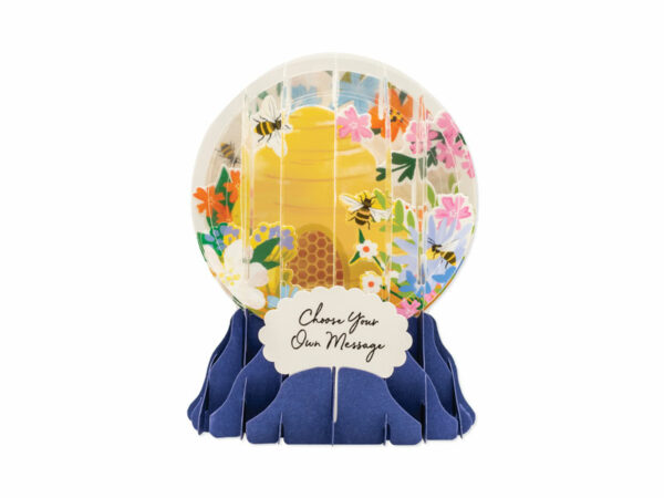 Honeybees Pop-Up Globe card