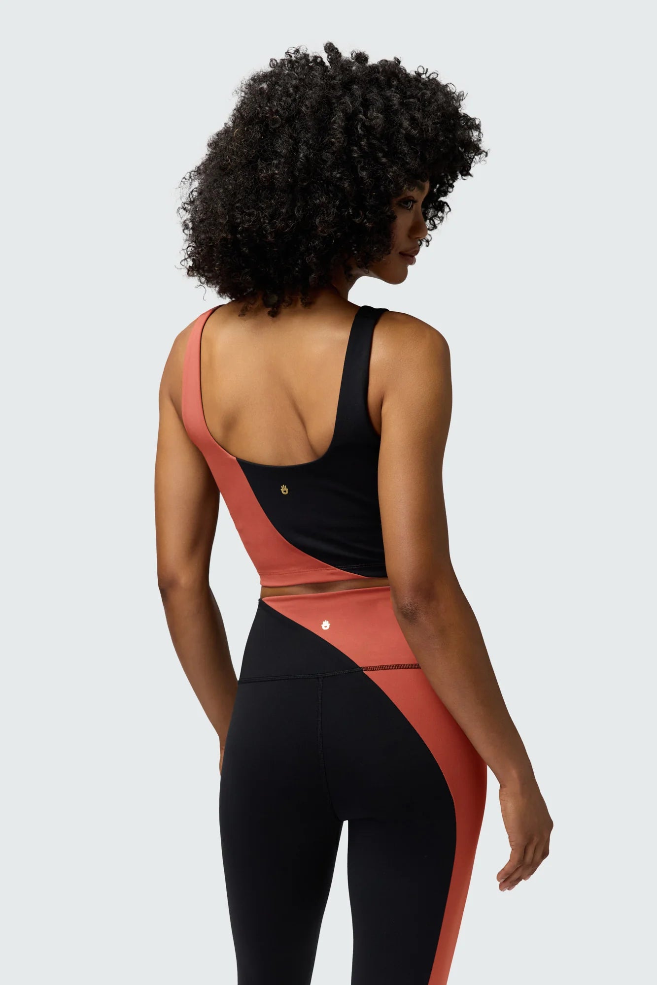 Indie Color Block Crop Tank