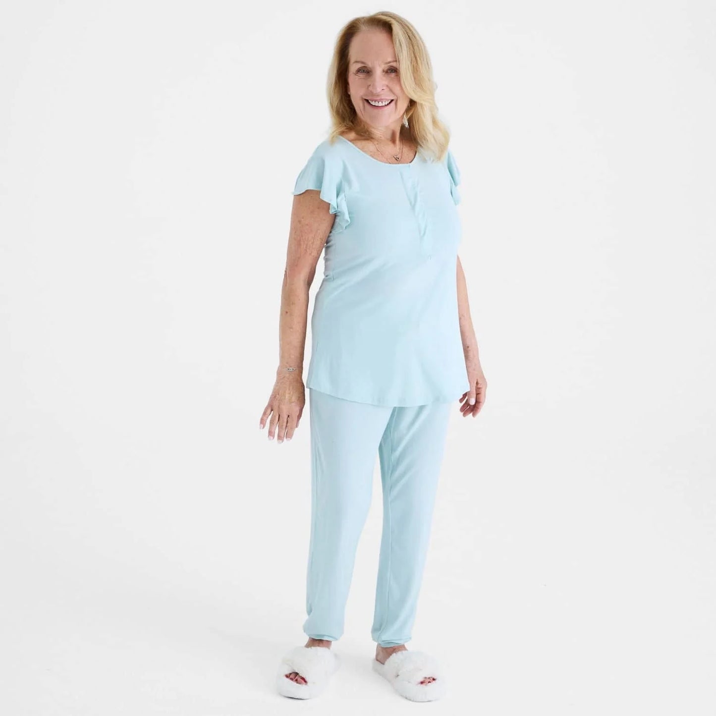 Honeydew Modal Magnetic Short Sleeve Jogger Set