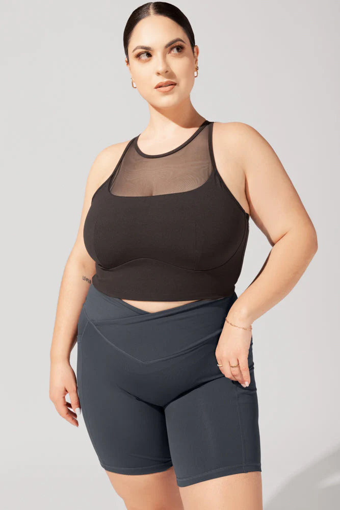 Celeste Mesh Crop Bralette