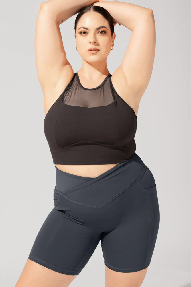 Celeste Mesh Crop Bralette
