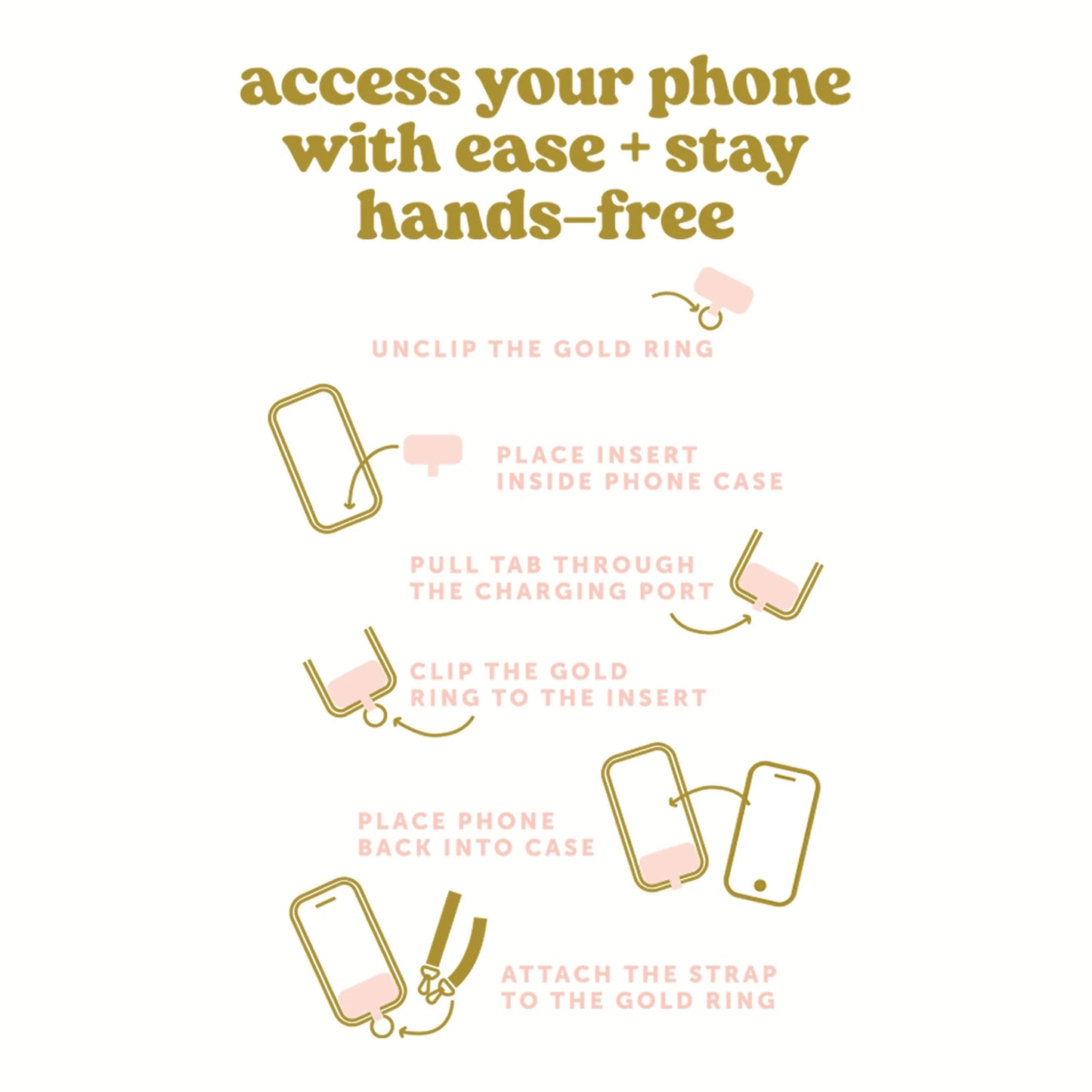 Hold the Phone Crossbody Strap