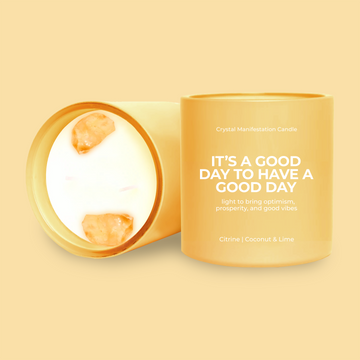 Crystal Manifestation Candles