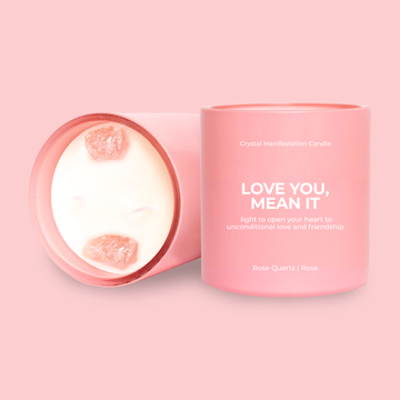 Crystal Manifestation Candles