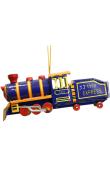 Metal Train Engine Ornament
