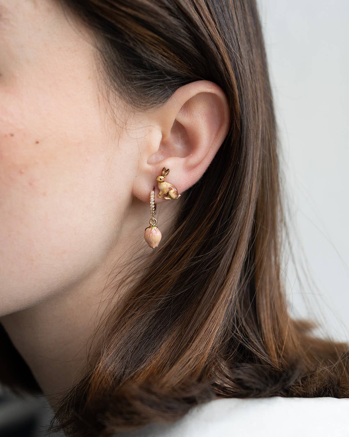 FABLE Rabbit Stud Earrings