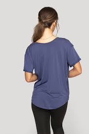 Reversible Deep V Tee Nightshade