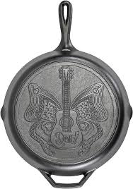 Lodge 12 Inch Love is Like a Butterfly Dolly Parton Skillet