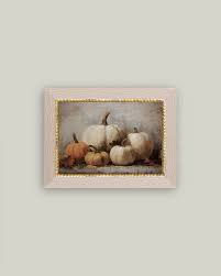 Vintage Pumpkins Framed Art