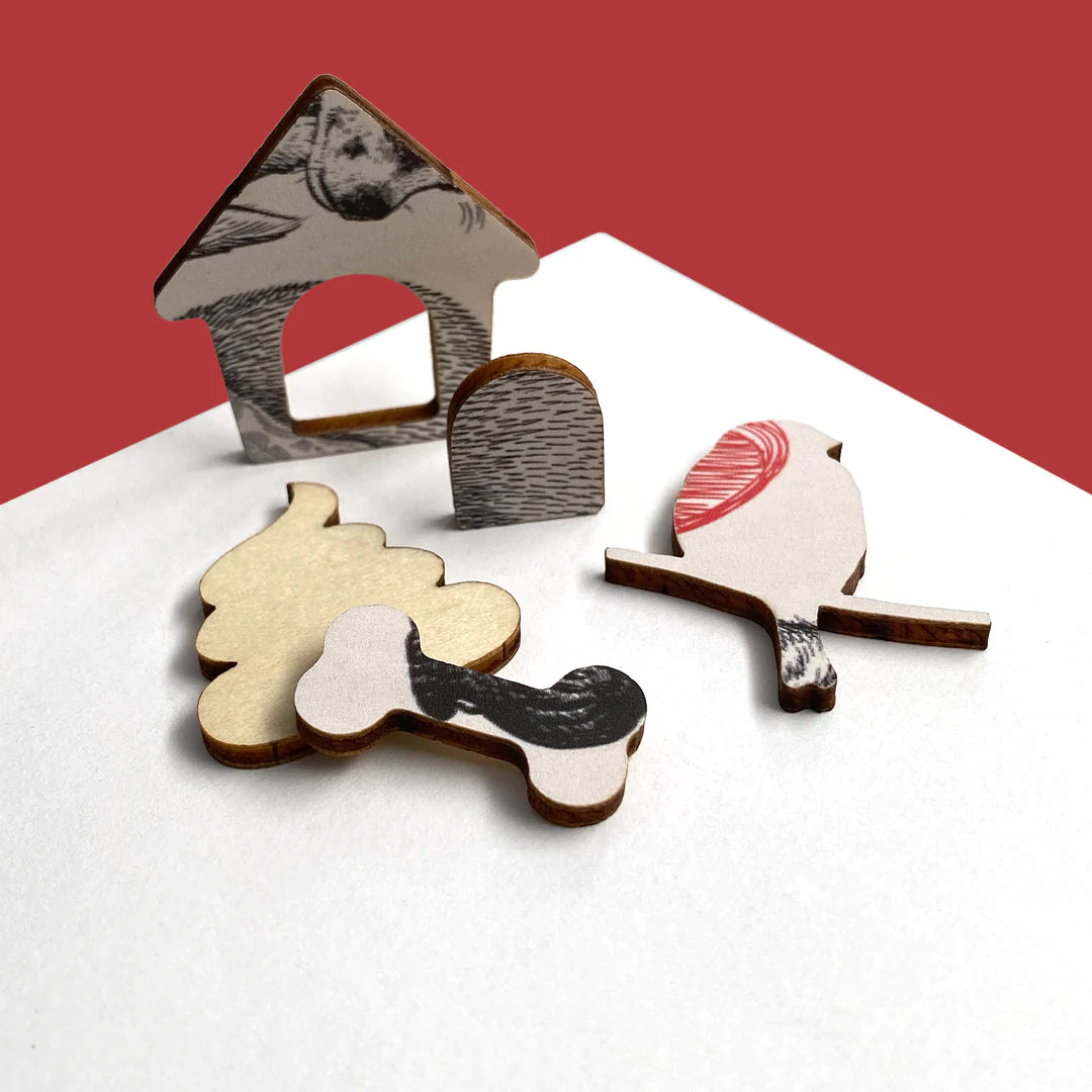 I Go To (250) Pieces Wooden Puzzle: Pet Show in Pass-It-On Pouch
