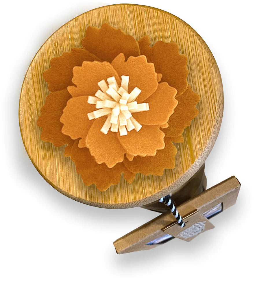 I Go To (250) Pieces Wooden Puzzle: Fall Bouquet in Glass Vase with Flower Lid