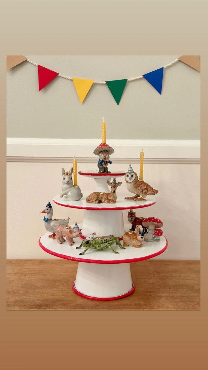 Mushroom Gnome Cake Topper