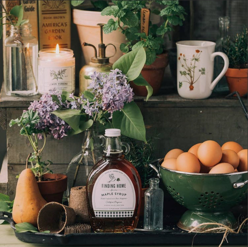 Decorative Glass Bottle Maple Syrup