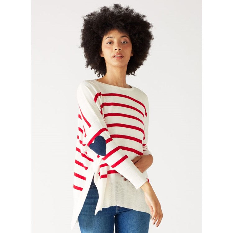 Amour Sweater with Heart Patch