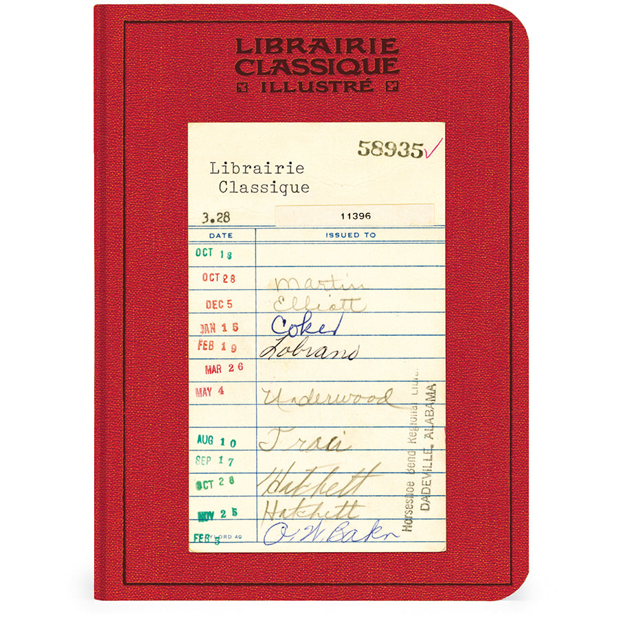 Library Books Mini Notebooks, pack of 3