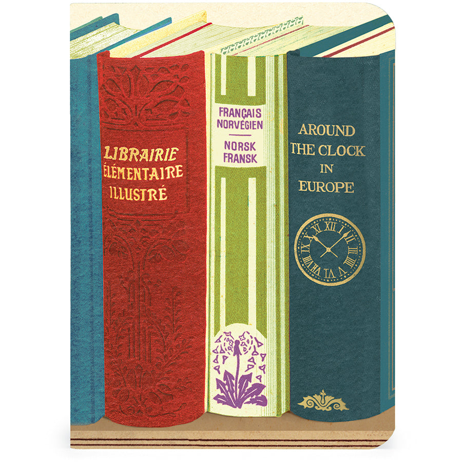 Library Books Mini Notebooks, pack of 3