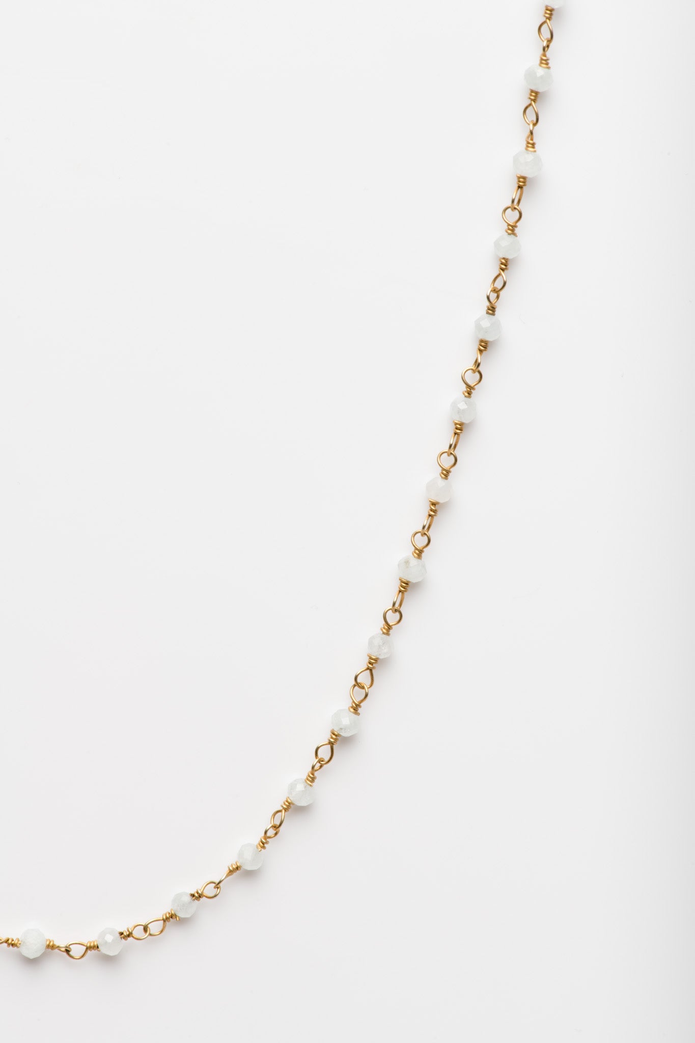 Aquamarine Duet Necklace
