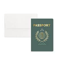 Passport Pop-Up Card