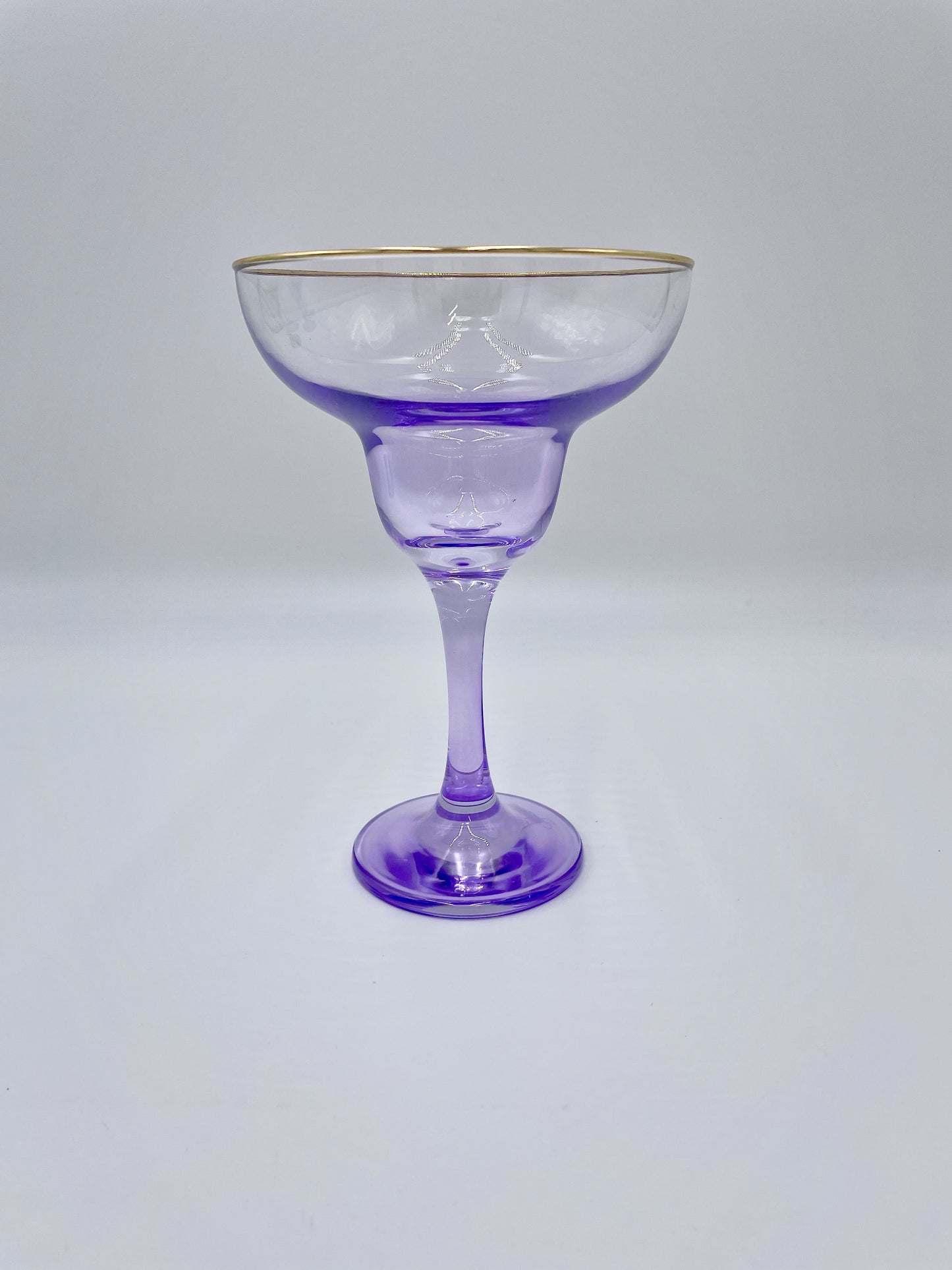 Vietri Rainbow Assorted Margarita Glasses