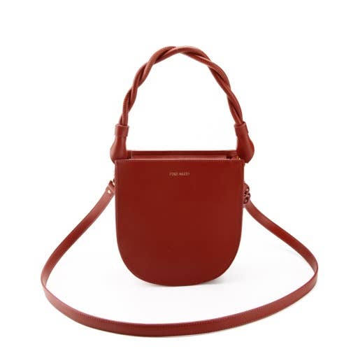 Tinsley - Recycled Vegan Bag - Cranberry