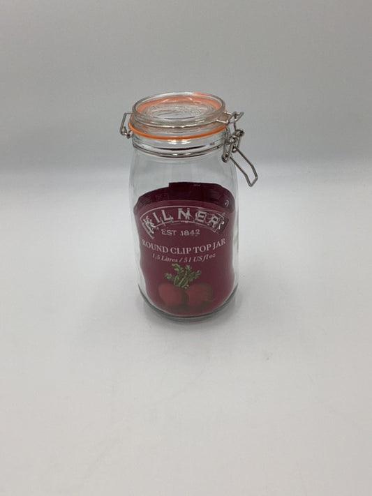 Kilner 51 oz round clip top jar