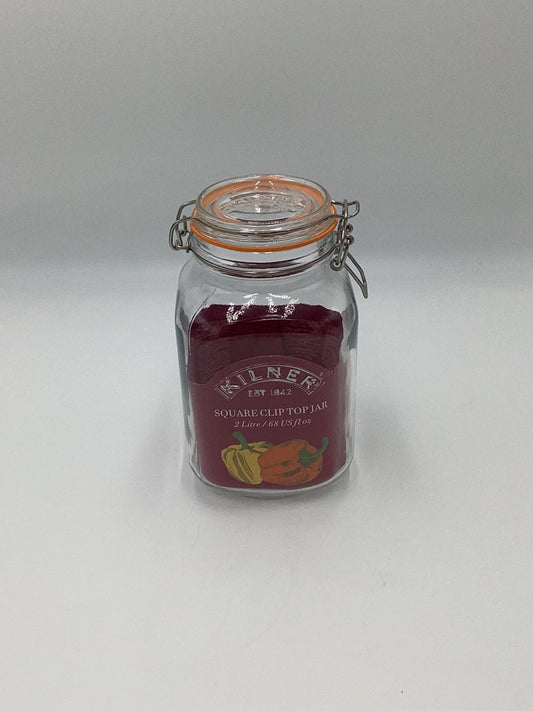 Kilner 68 oz Square clip top jar
