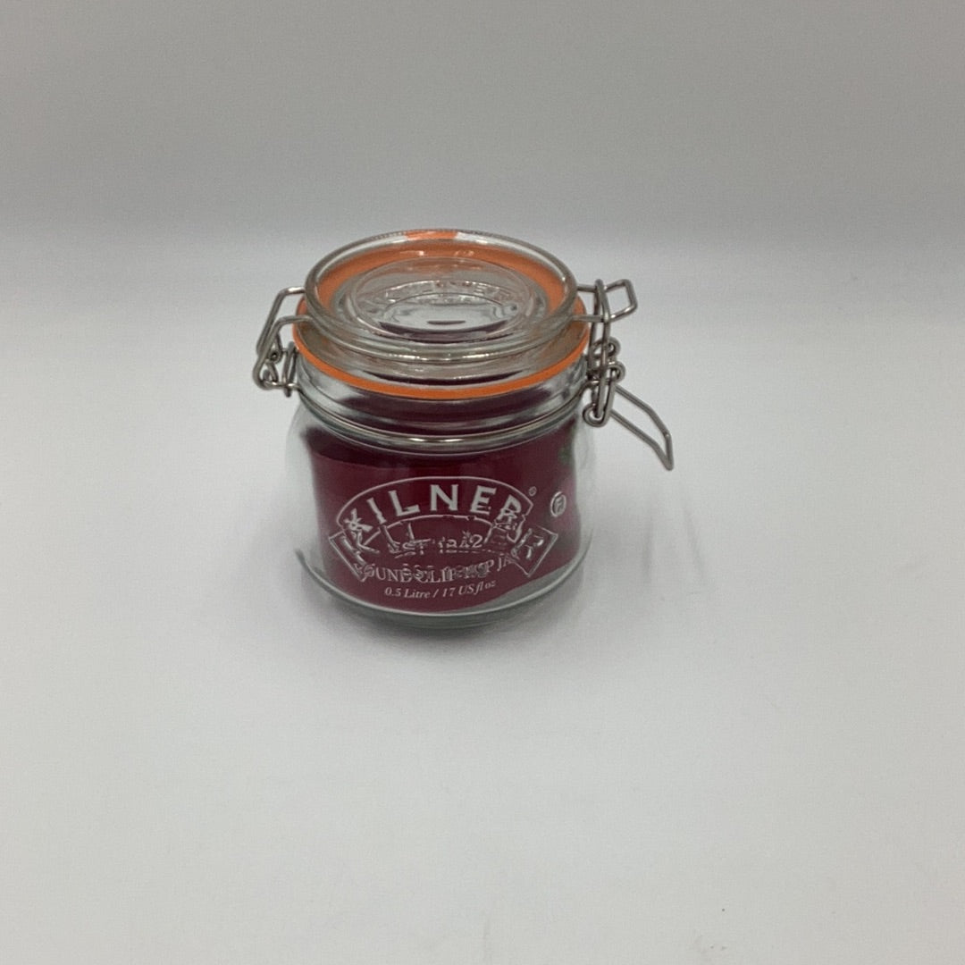 Kilner 17 oz round clip top jar