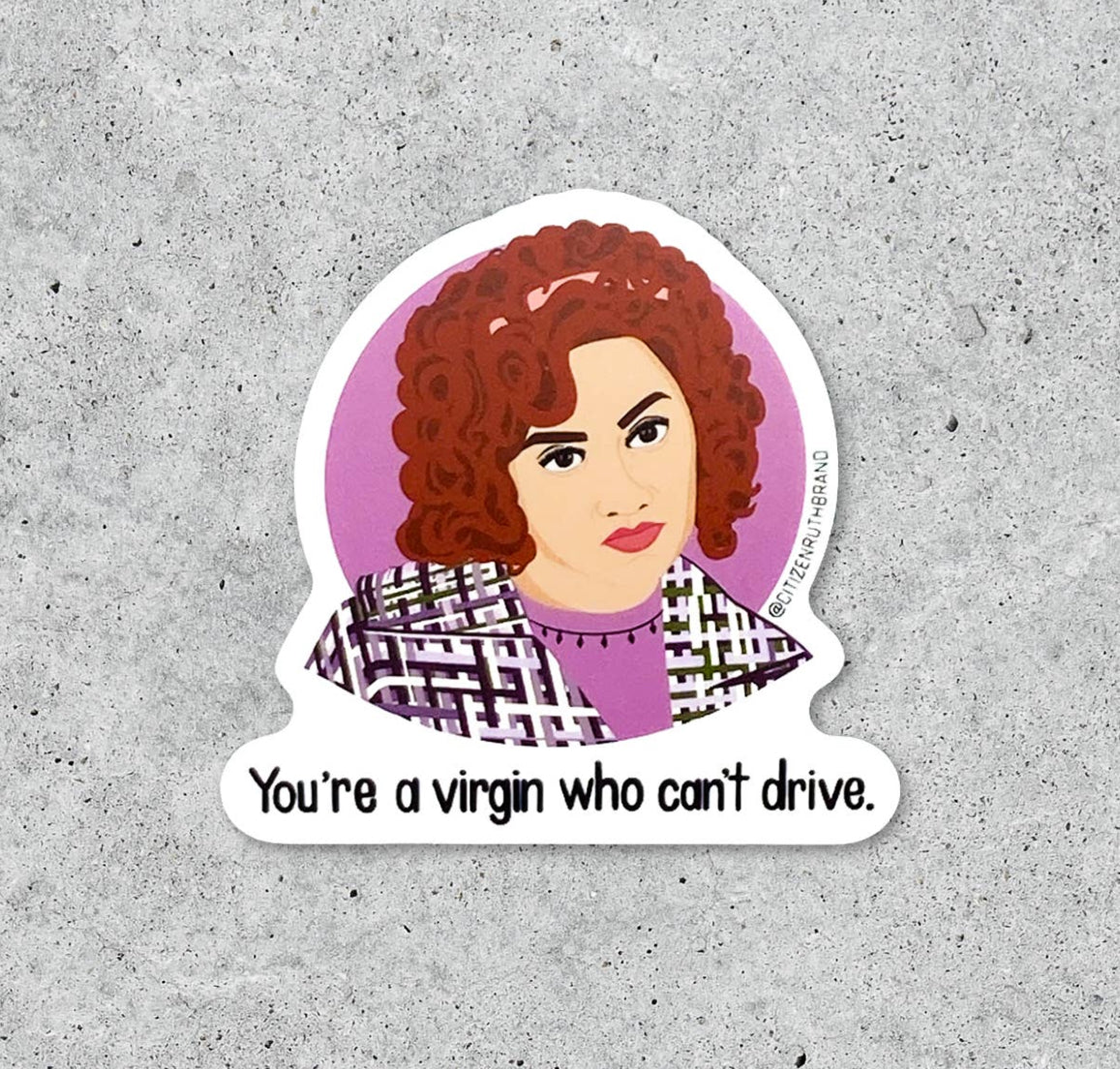 “Clueless” Virgin Sticker