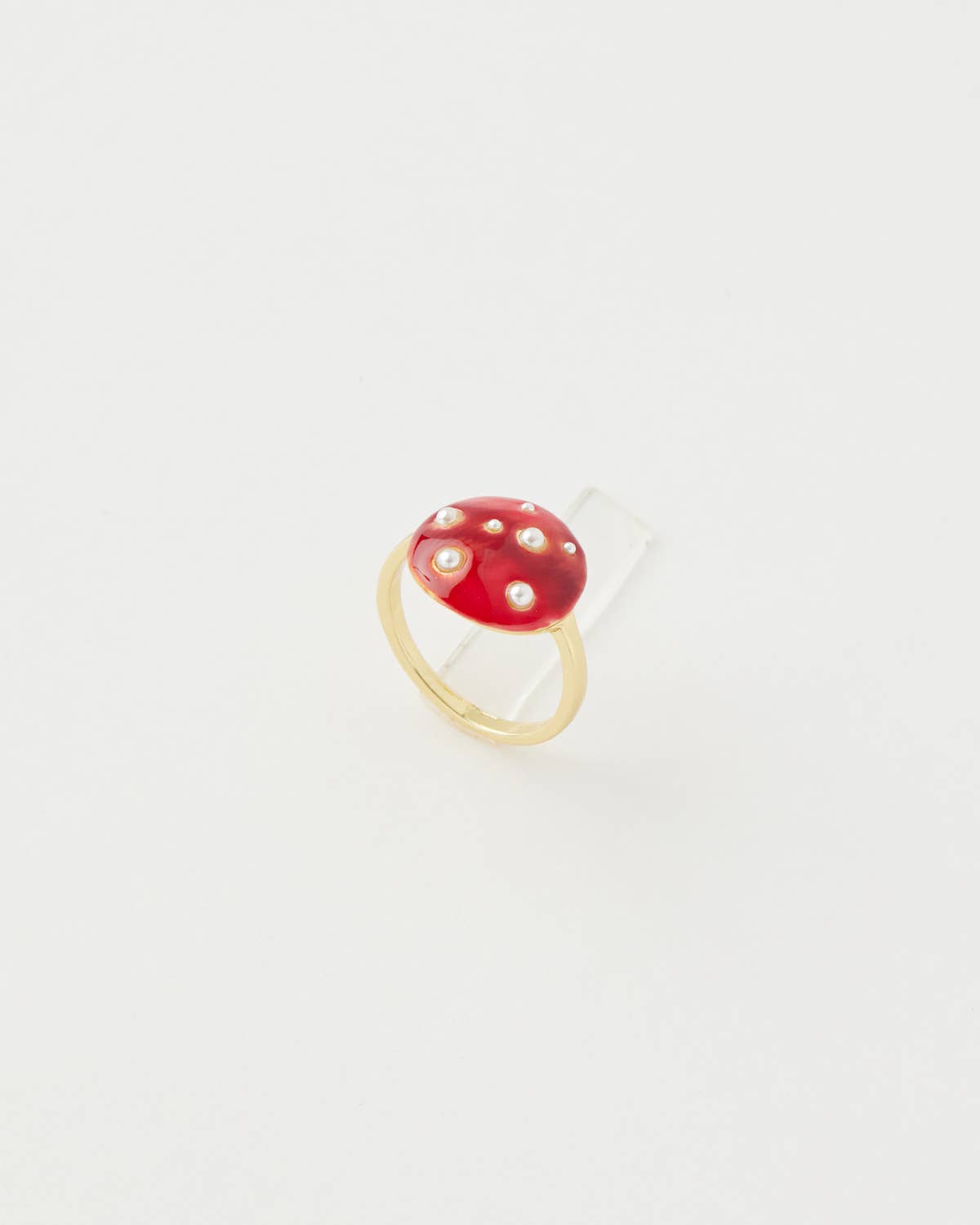 FABLE Enamel Mushroom Ring - Large