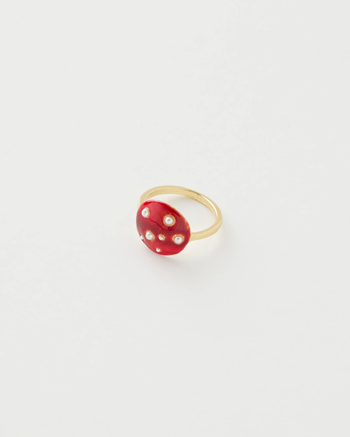 FABLE Enamel Mushroom Ring - Large