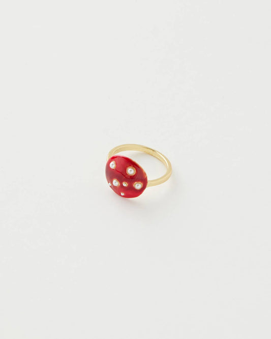 FABLE Enamel Mushroom Ring - Large