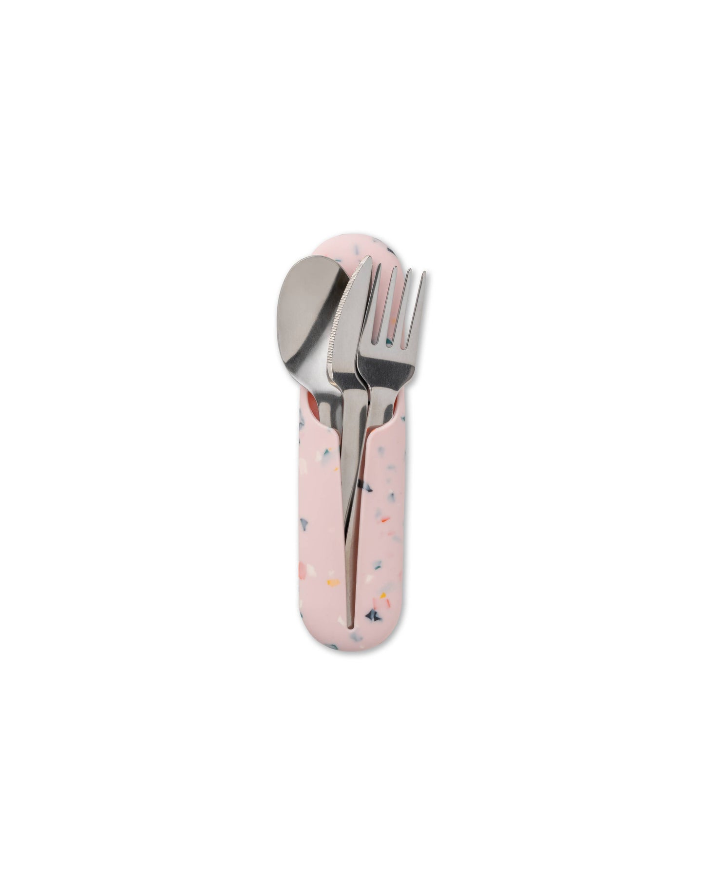 Stainless Steel Utensils Set in Silicone Carry Case