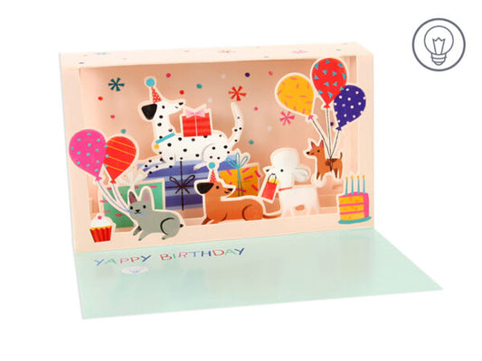 Yappy Birthday Pop-Up card
