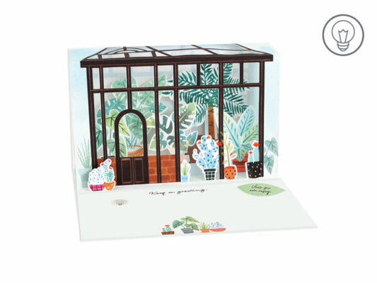 Greenhouse Pop-Up card