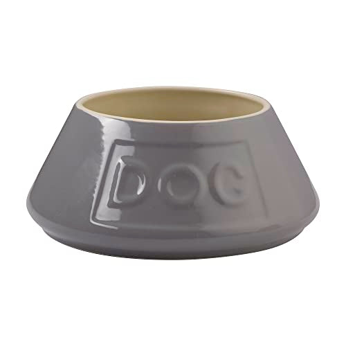 Non-Tip Lettered Dog Bowl