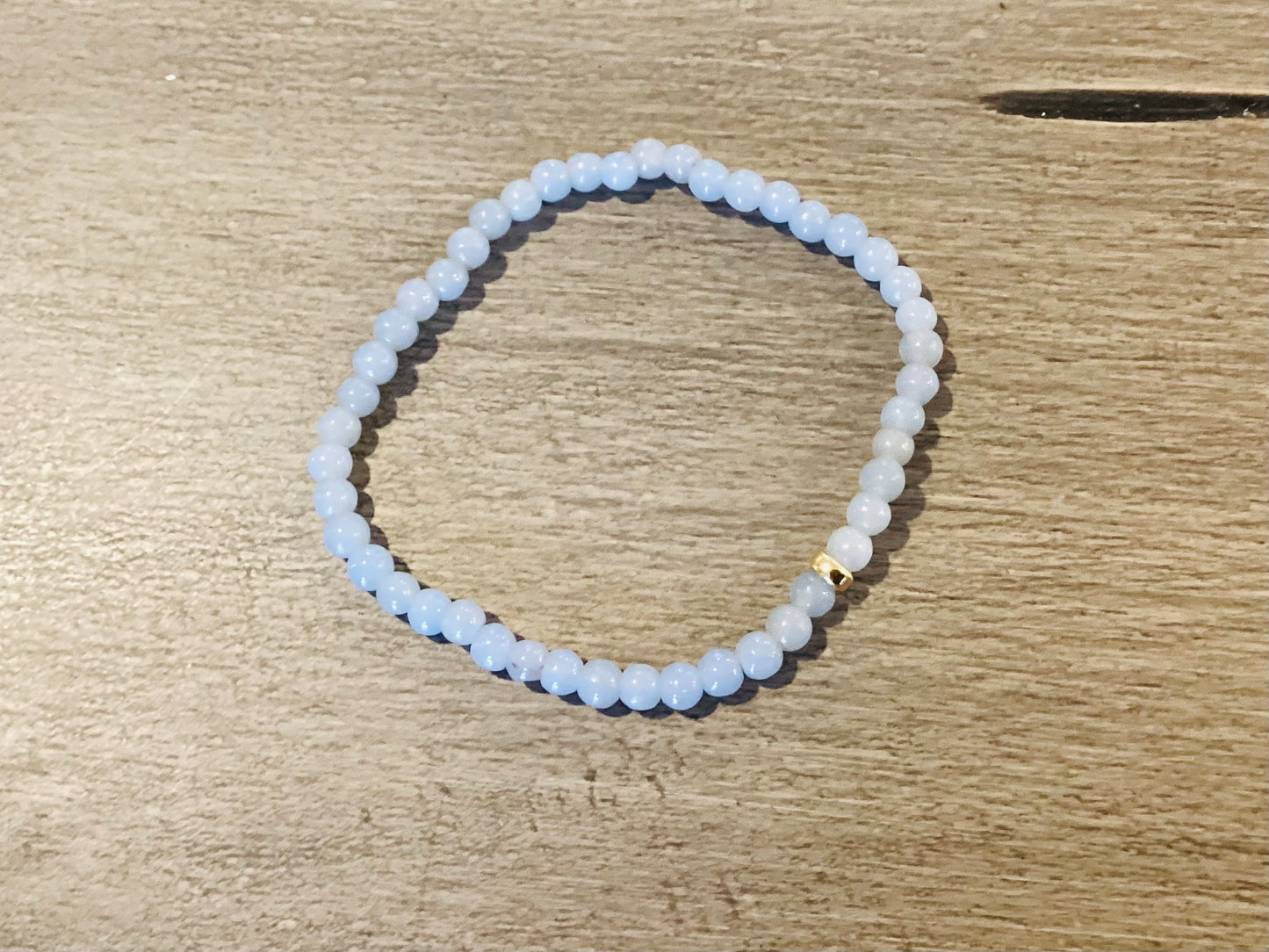 Angelite Beaded Bracelet