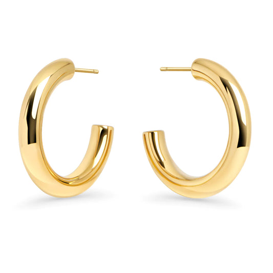 Lara Medium Hoop Earrings