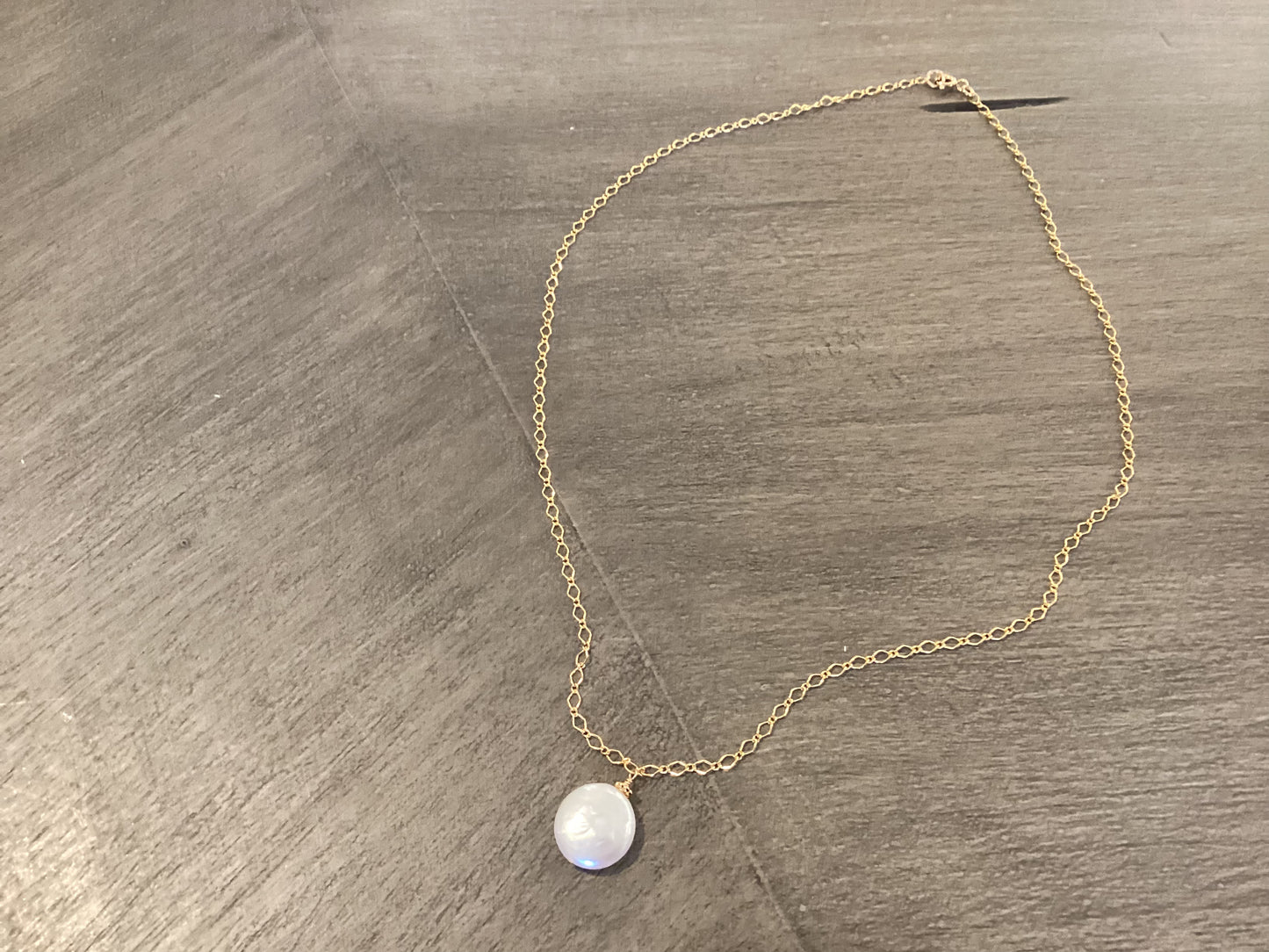 Coin Pearl Necklace