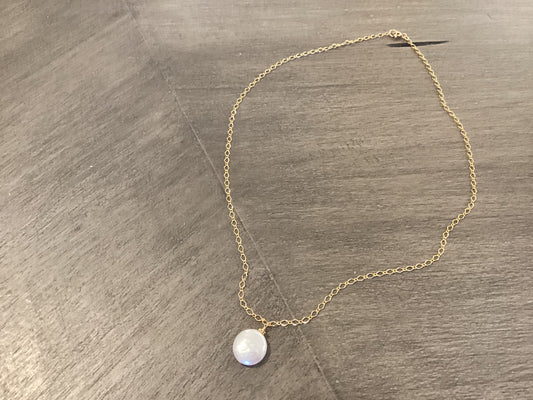 Coin Pearl Necklace