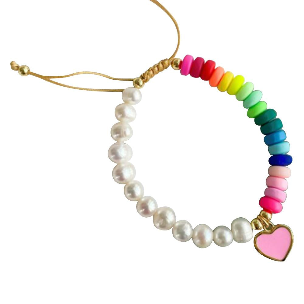 Pearl Heart Bracelet