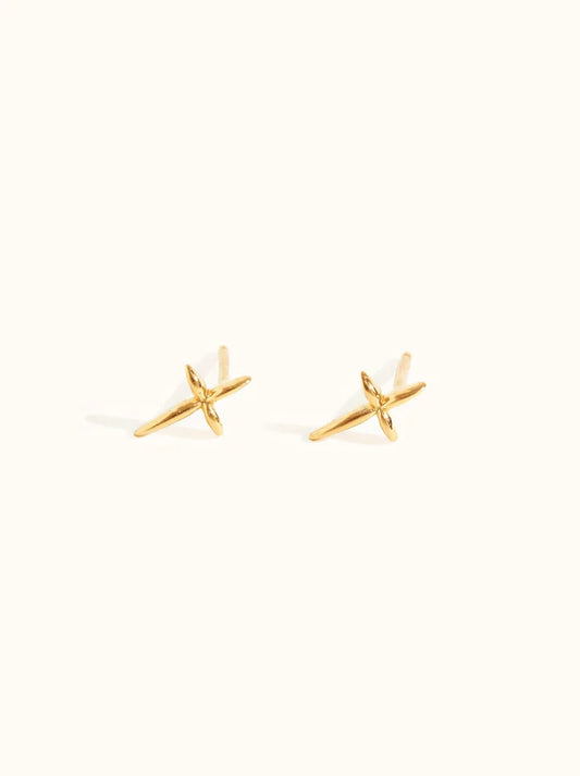 Droplet Cross Stud