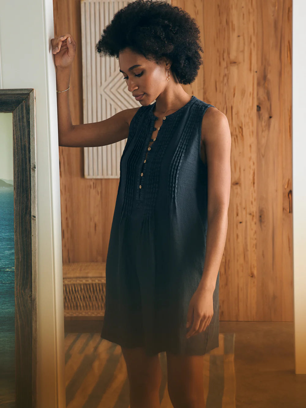 Isha Dress - Washed Black